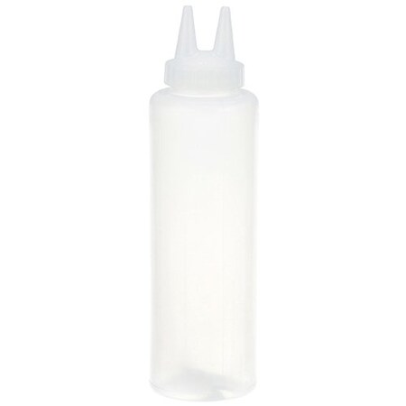 Vollrath Bottle, Squeeze, Twin Tip, 12Oz For /Idea-Medalie - Part# 2212-13 2212-13